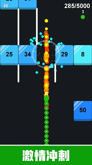 Caterpillar vs Block-Strategy Popular .IO Games Screenshot 1