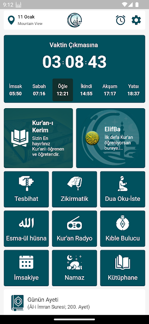Vakti Ezan: Namaz Saatleri Screenshot 1