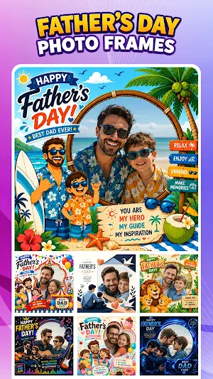 Father's Day Photo Frame Screenshot 0