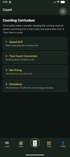 Carbon Blackjack Academy Screenshot 0