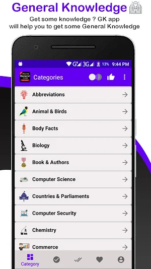 General Knowledge Book - World GK Screenshot 0