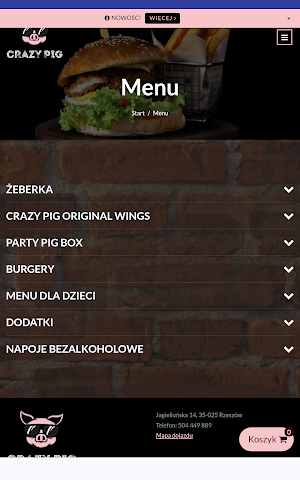 Crazy Pig Rzeszów Screenshot 2