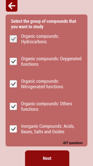 Chemical Nomenclature - Master Screenshot 1