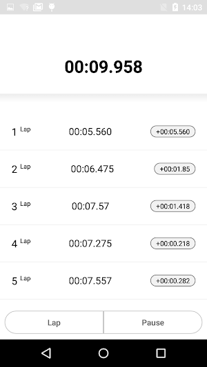 Time Count Screenshot 2