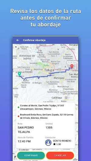 Transporte Empresarial Screenshot 2