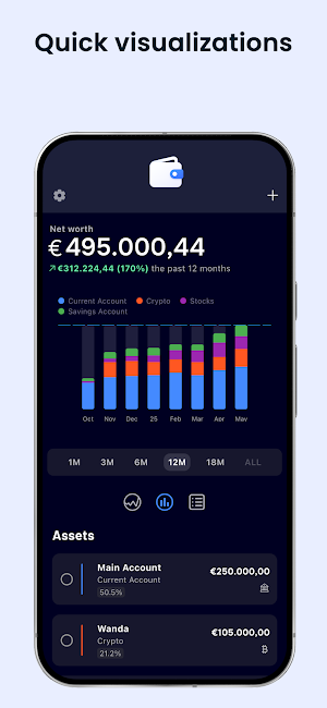 Net Worth Tracker - AssetView Screenshot 1