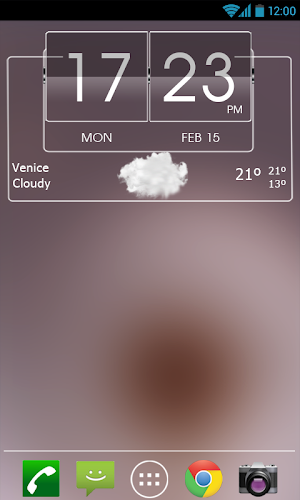 3D Flip Clock Theme Pack 06 Screenshot 1
