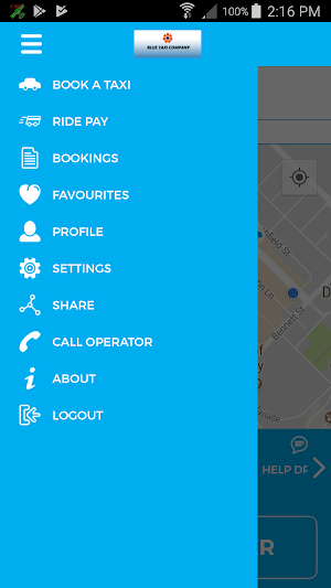 Blue Taxi Screenshot 1