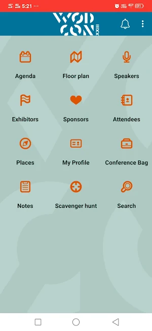 WODCON XXIII CONGRESS APP Screenshot 1