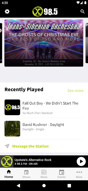 X 98.5 Screenshot 0