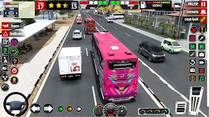 US Bus Driving City Bus Game Screenshot 2
