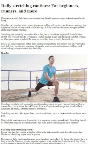 How to Do Stretching Exercises Screenshot 3