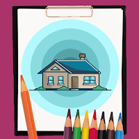 House Coloring Book