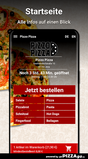 Pizzo Pizza Jena Screenshot 1