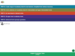 English Vocabulary Tests Screenshot 2