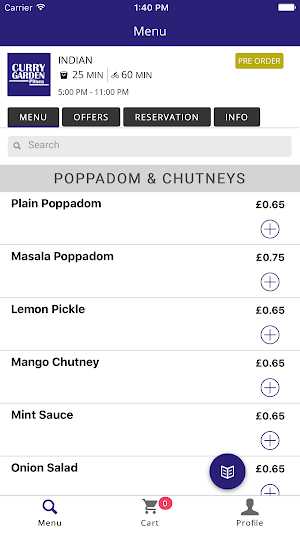 Curry Garden Screenshot 0