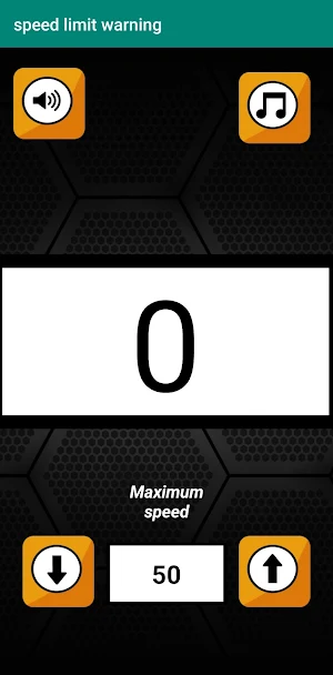 speed limit warning Screenshot 0