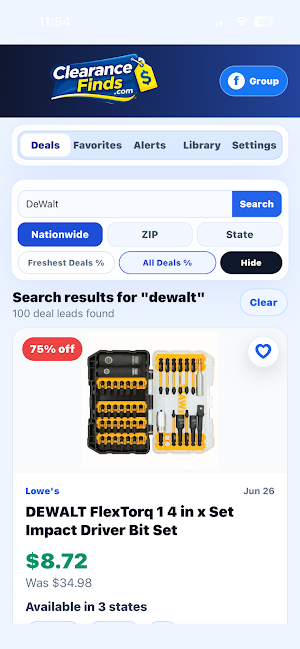 ClearanceFinds Screenshot 2
