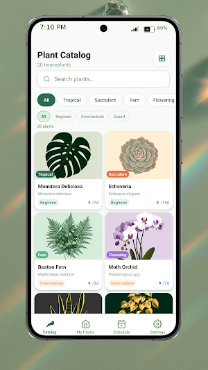 Verdana: Plant Care Catalog Screenshot 3