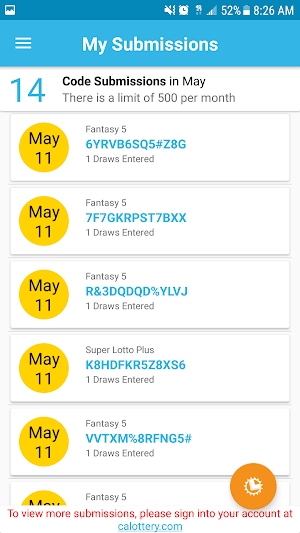 CA Lottery Official App screenshot 6