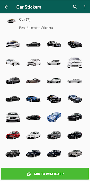 Car Stickers for WhatsApp Screenshot 1