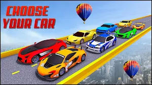 Mega Car Stunts Racing - Ramp Stunt Car Games 2020 Screenshot 1