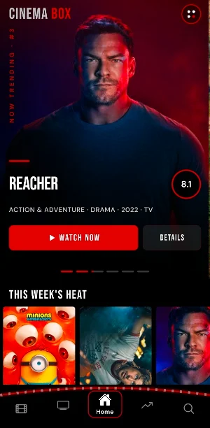 Cinema Box : Movie & Series Screenshot 0