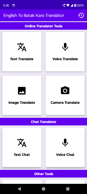 English Batak Karo Translator Screenshot 0