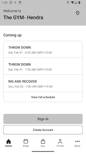 The Gym. Screenshot 1