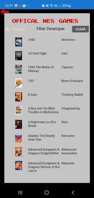 Fami & NES Reference Guide Screenshot 1