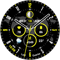 PIXEL WORLD PRO Watch Face