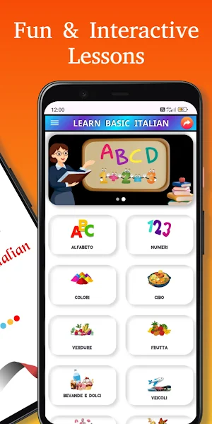 Learn basic Italian Screenshot 1