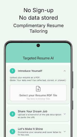 Targeted Resume AI: Job Match Screenshot 3