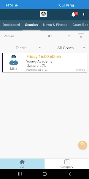 MTG Tennis Screenshot 2