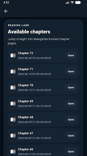 MangaK: Manga Reader Screenshot 3
