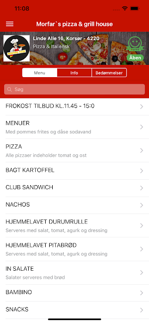 Morfar`s pizza & grill house Screenshot 0