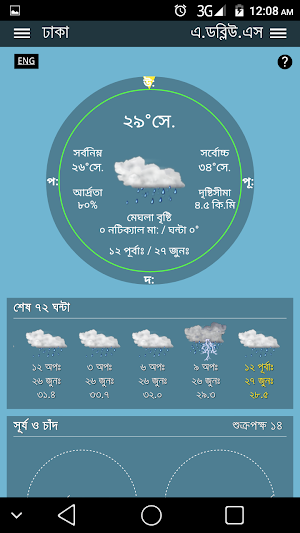 BMD Current Weather Screenshot 1