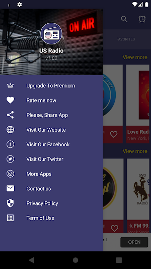 US Radio: Free Radio FM USA online Screenshot 1