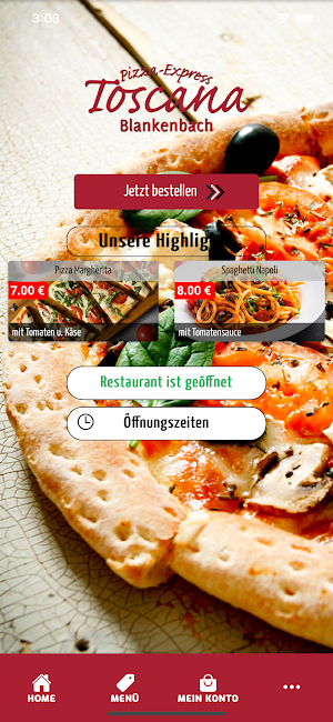 Pizza Express Toscana Screenshot 0