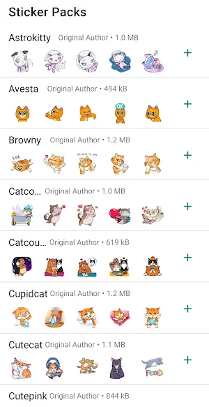 Cat Stickers - WAStickerApps Screenshot 0