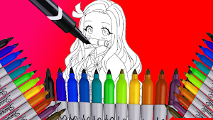 Nezuko Coloring Book Screenshot 1