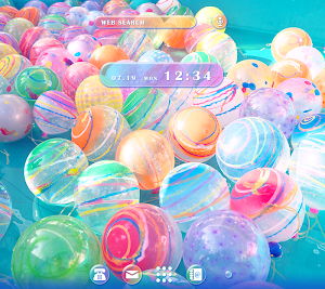 Water Balloons Theme Screenshot 0