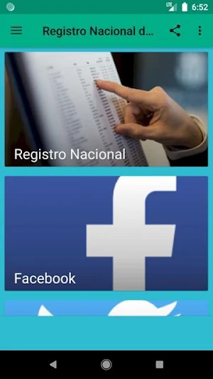 Registro Nacional de las Personas Honduras Screenshot 0