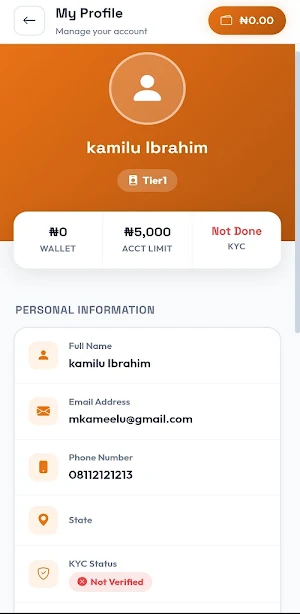 Maina Data Screenshot 3