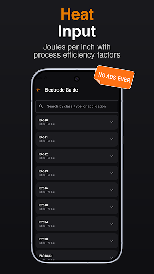 Welding Reference Pro Screenshot 2