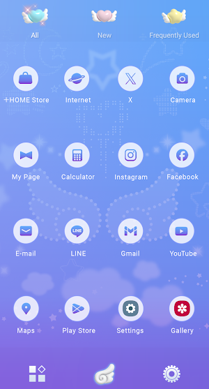 Angelic Dream Theme +HOME Screenshot 2