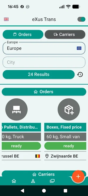 eXus Trans – Transport & Cargo Screenshot 0