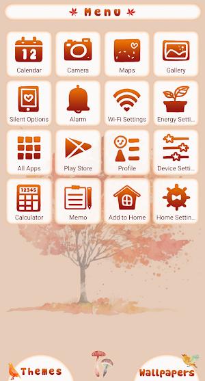 The Colors of Autumn Theme Screenshot 1