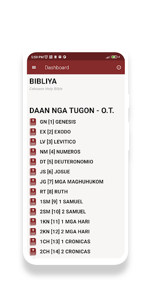Cebuano Bible Screenshot 0