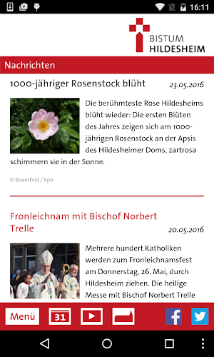 Bistum Hildesheim Screenshot 0